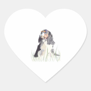 Pegatina Corazón Lindo del Rey Cavalier