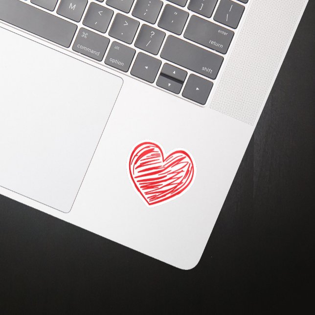 Pegatina Corazón rojo (Subido por el creador)