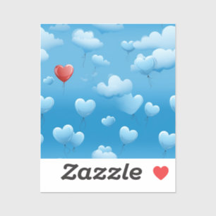 Pegatina Corazón único