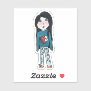 Pegatina Corazones
