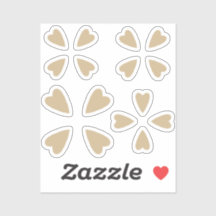 Corazones marrones de Sepia