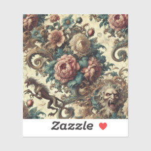 Pegatina Corazones salvajes y perros de tía - Victoriano gó