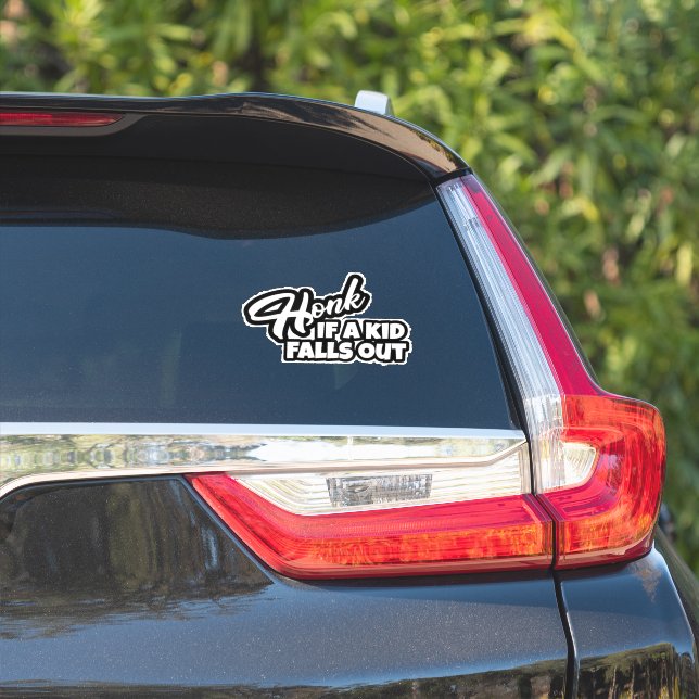 Pegatina Cordón de coche divertido de vinilo (Lado del coche)