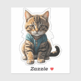 Pegatina Corduroy cat