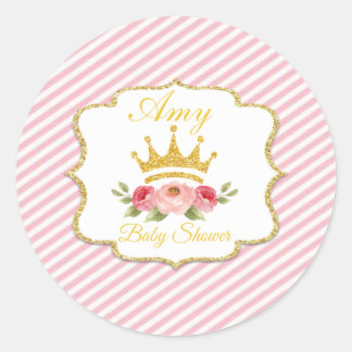 pegatina coronita dorada