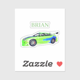 Pegatina Correcaminos Esmeralda del Horizonte Verde