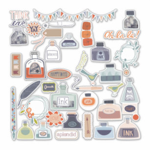 Pegatina Correspondencia del autor