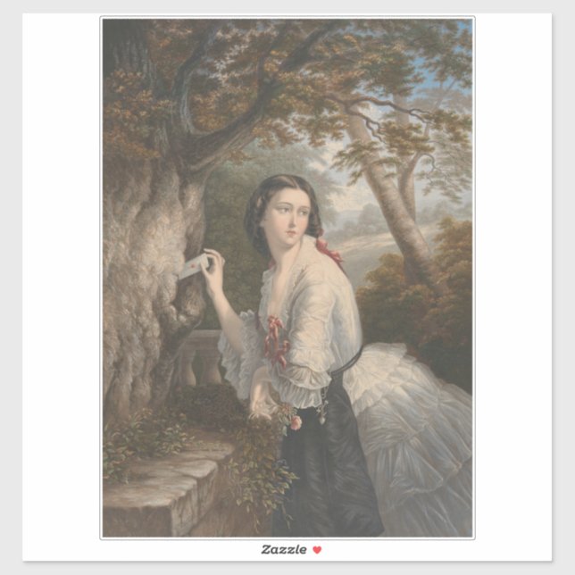 Pegatina Correspondencia Secreta: Nota Chica al amor prohib (Hoja)