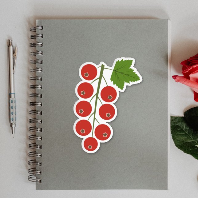 Pegatina Corriente Roja (Red Currant Sticker)