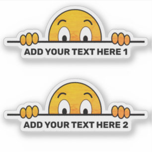 Pegatina Cortar Orano del contorno de texto del contorno de