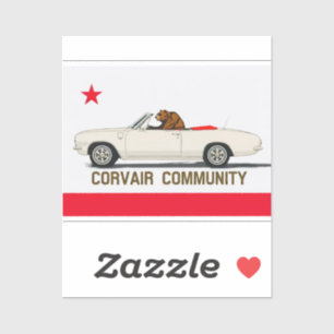 Pegatina Corvair Community California LM Convertible