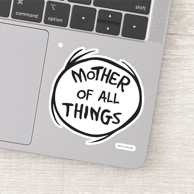 Pegatina Cosa una cosa dos - Madre de todas las cosas (Detalle)