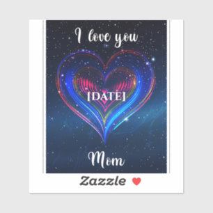 Pegatina Cosmic Heart 2026 / Corazón Galaxia 2026