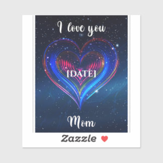 Pegatina Cosmic Heart 2026 / Corazón Galaxia 2026