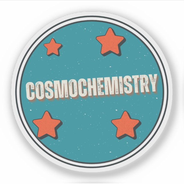 Pegatina Cosmoquímica (Anverso)