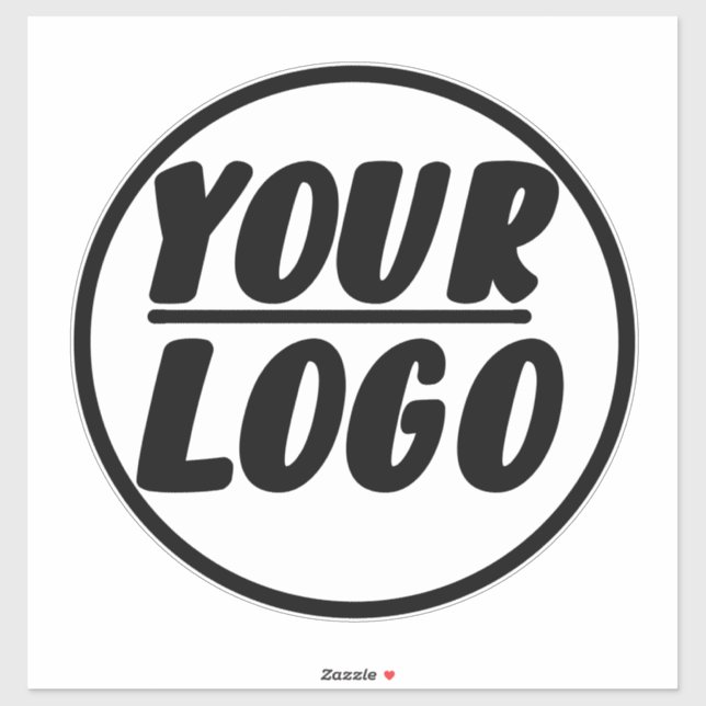 Pegatina costom Business Logo Professional cree su propia (Hoja)