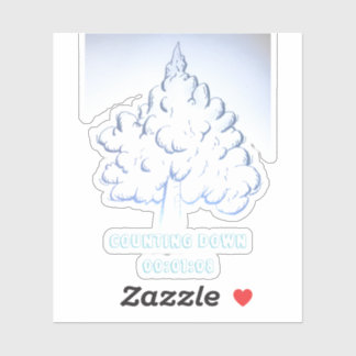 Pegatina Counting Down 00:01:08