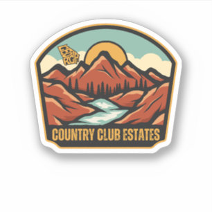 Pegatina Country Club Estates, Georgia