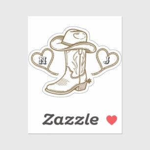 Pegatina Country Western Vintage Último Rodeo Despedida de 