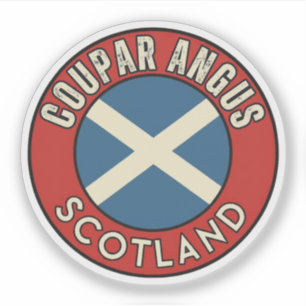 Pegatina Coupar Angus, Escocia