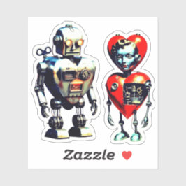 PEGATINA COUPLE OF LOVE BOTS