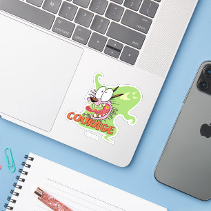 Pegatina Courage the Cowardly Dog   Ghost Graphic