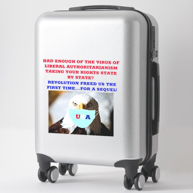 PEGATINA COVID REVOLT (Maleta)