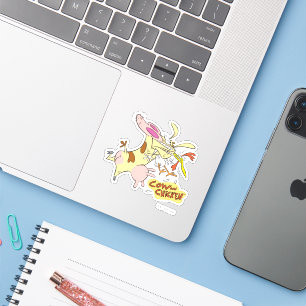 Pegatina Cow and Chicken Hug Graphic