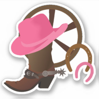 Pegatina Cowgirl Vinyl