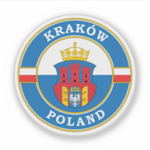 Pegatina Cracovia El Emblema Del Círculo Polaco