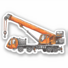 Pegatina Crane Truck