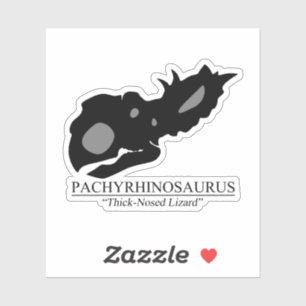 Pegatina Cráneo de Pachyrhinosauro