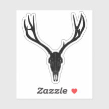 Cráneo de venado mulo personalizable