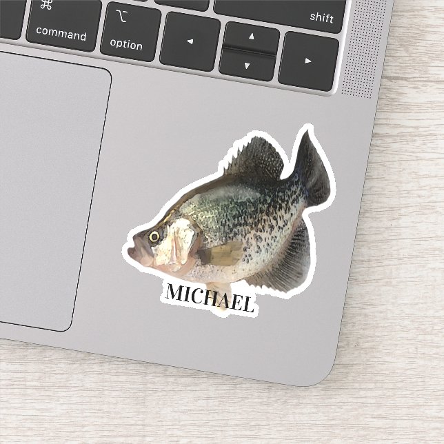 Pegatina Crappie Fish (Detalle)