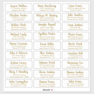 Pegatina Crea tu propia elegante dirección de invitado de b