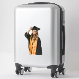 Pegatina Crea Tu Propia Foto Personalizada de Graduado