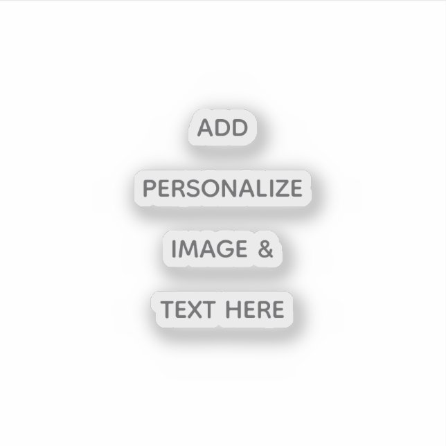 Pegatina Crea tu propio personalizado (Anverso)