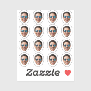 Pegatina Crea tus propios stickers de cara personalizados c