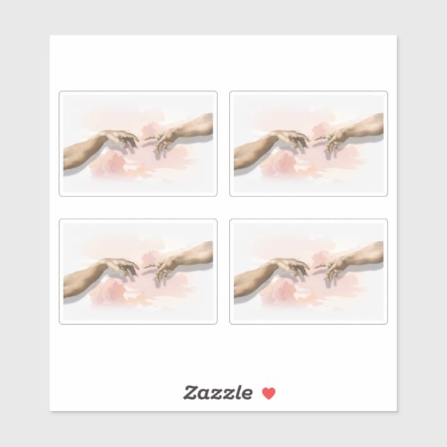 Pegatina Creación de Adán (Hoja)