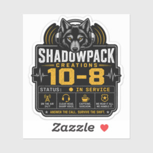 Pegatina Creaciones ShadowPack 10-8 (En Servicio) 