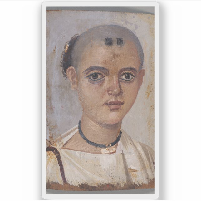 Pegatina Creador desconocido - Retrato de mamá de un joven (Anverso)