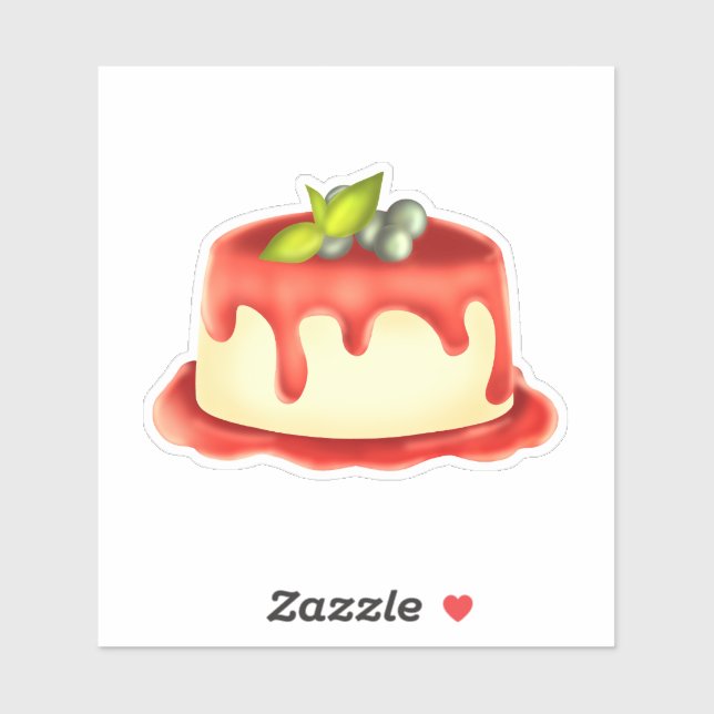 Pegatina Creamy Panna Cotta (Hoja)