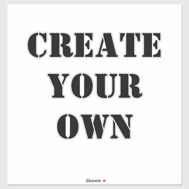 Pegatina Crear el propio (Hoja)