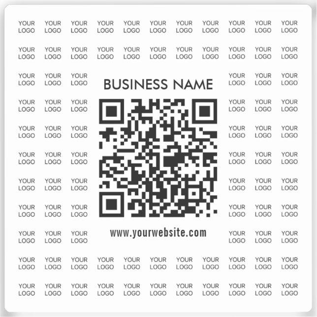 Pegatina Crear instantáneamente código QR escaneado y patró (Anverso)