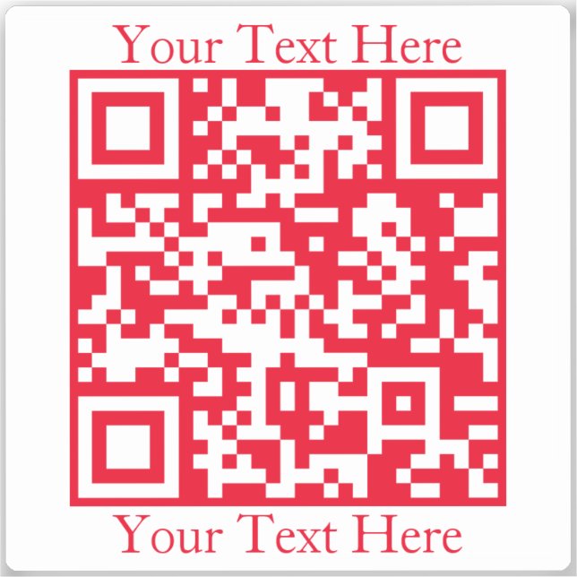 Pegatina Crear instantáneamente un código QR con cualquier  (Anverso)