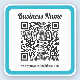 Pegatina Crear instantáneamente un código QR impermeable