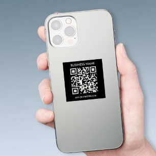 Pegatina Crear instantáneamente un código QR transparente (