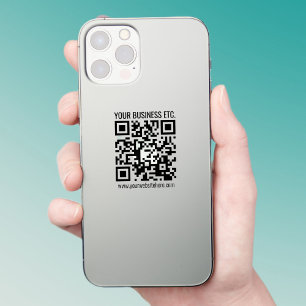 Pegatina Crear su propio código QR   Transparente