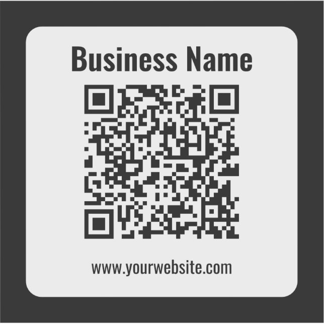 Pegatina Crear su propio código QR | Transperador (Anverso)