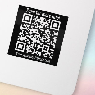 Pegatina Crear su propio código QR   Transperador